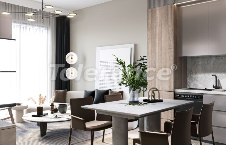 Квартира от застройщика в Кепез, Анталия с бассейном в рассрочку: купить недвижимость в Турции - 128229