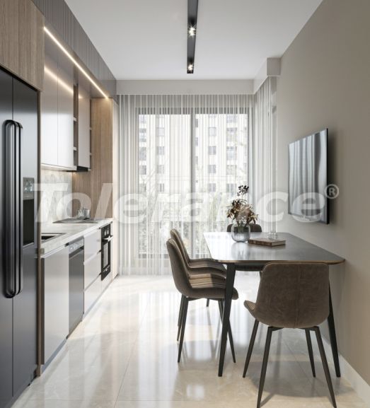 Квартира от застройщика в Кепез, Анталия с бассейном в рассрочку: купить недвижимость в Турции - 128239