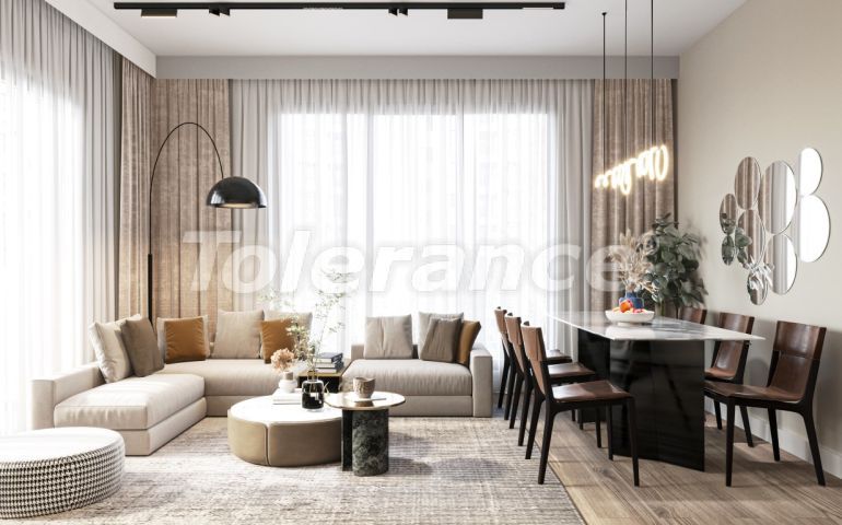 Квартира от застройщика в Кепез, Анталия с бассейном в рассрочку: купить недвижимость в Турции - 128241