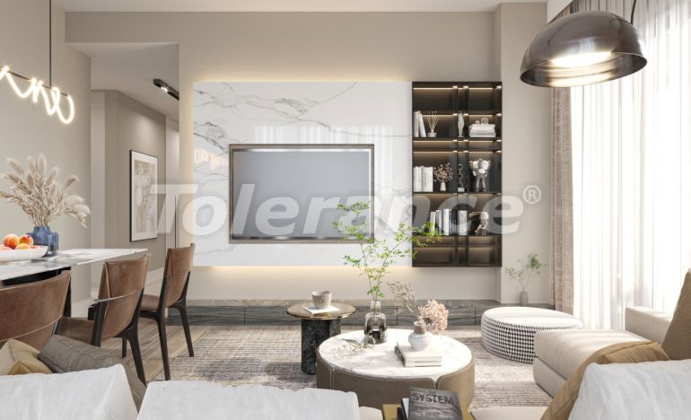 Квартира от застройщика в Кепез, Анталия с бассейном в рассрочку: купить недвижимость в Турции - 128243