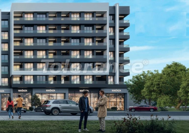 Квартира от застройщика в Кепез, Анталия с бассейном в рассрочку: купить недвижимость в Турции - 130011