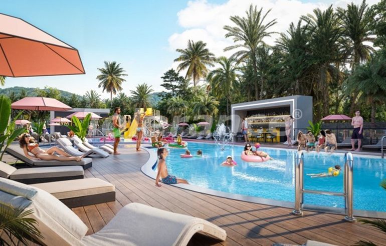 Квартира от застройщика в Кепез, Анталия с бассейном: купить недвижимость в Турции - 130026