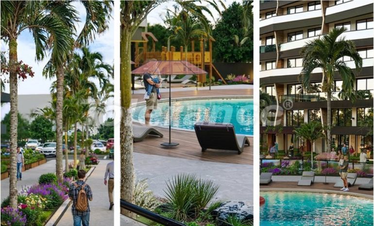 Квартира от застройщика в Кепез, Анталия с бассейном: купить недвижимость в Турции - 130028