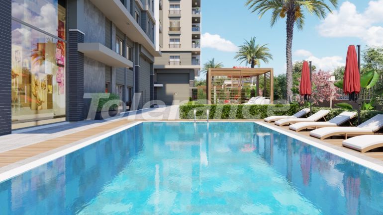 Квартира от застройщика в Кепез, Анталия с бассейном в рассрочку: купить недвижимость в Турции - 131213