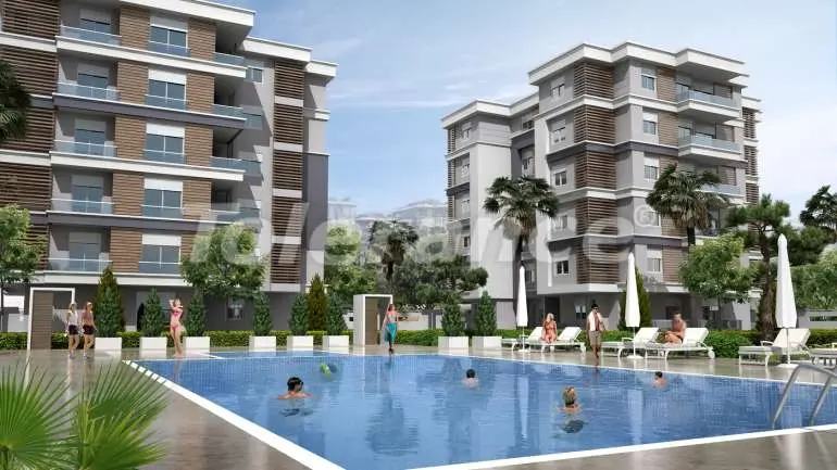 Квартира от застройщика в Кепез, Анталия с бассейном: купить недвижимость в Турции - 1474