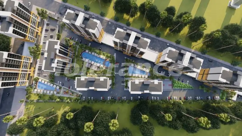 Квартира от застройщика в Кепез, Анталия с бассейном - 30513 Квартира от застройщика в Кепез, Анталия с бассейном: купить недвижимость в Турции - 30513