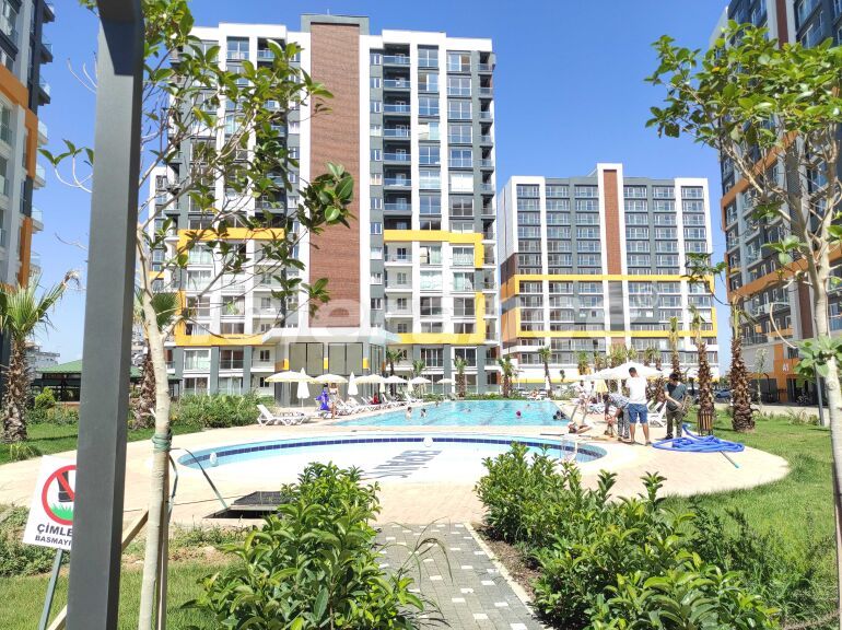 Квартира в Кепез, Анталия с бассейном: купить недвижимость в Турции - 55249