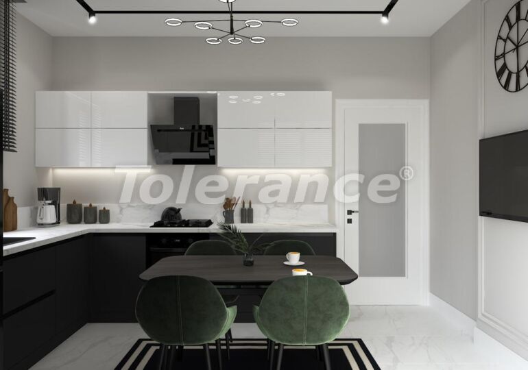 Квартира в Кепез, Анталия с бассейном: купить недвижимость в Турции - 57432