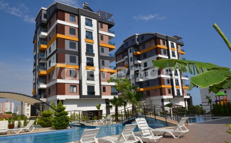 Квартира от застройщика в Кепез, Анталия с бассейном - 58253 Квартира от застройщика в Кепез, Анталия с бассейном: купить недвижимость в Турции - 58253