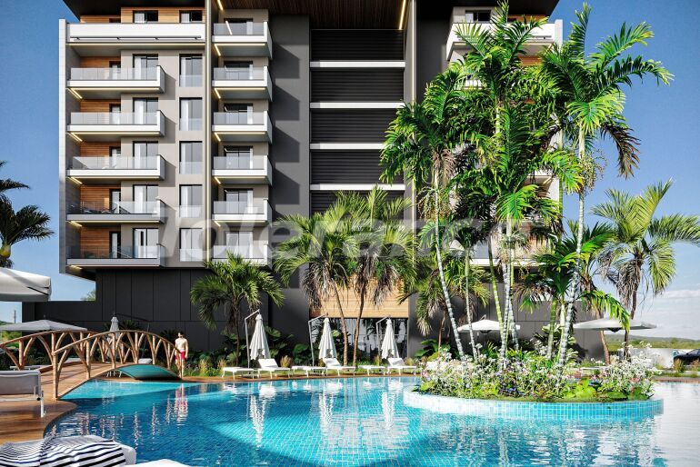 Квартира от застройщика в Кепез, Анталия с бассейном: купить недвижимость в Турции - 63173