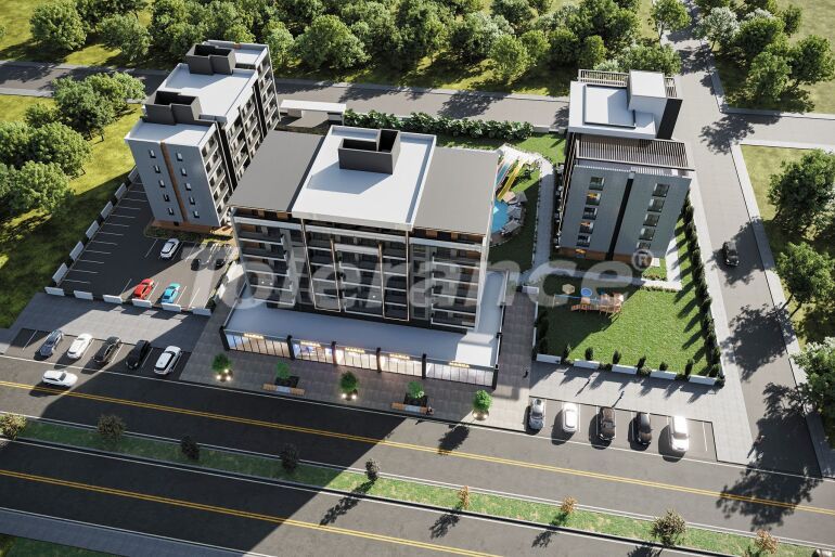 Квартира от застройщика в Кепез, Анталия с бассейном: купить недвижимость в Турции - 63180