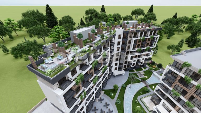 Квартира от застройщика в Кепез, Анталия с бассейном: купить недвижимость в Турции - 67426