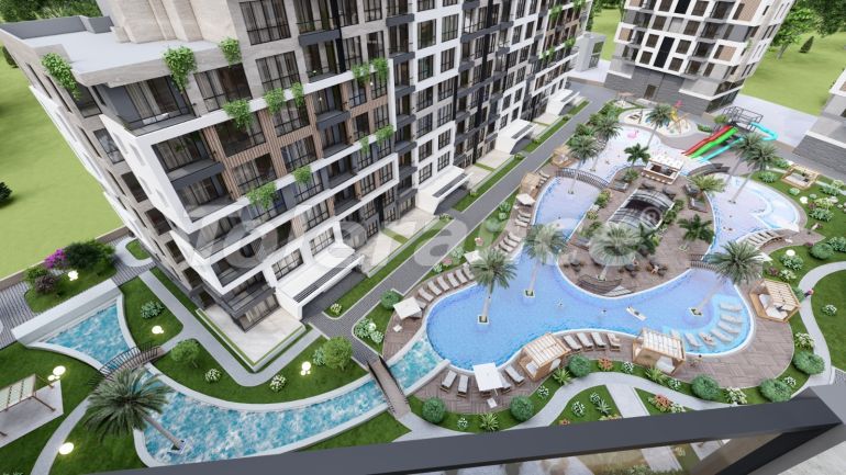 Квартира от застройщика в Кепез, Анталия с бассейном: купить недвижимость в Турции - 67431