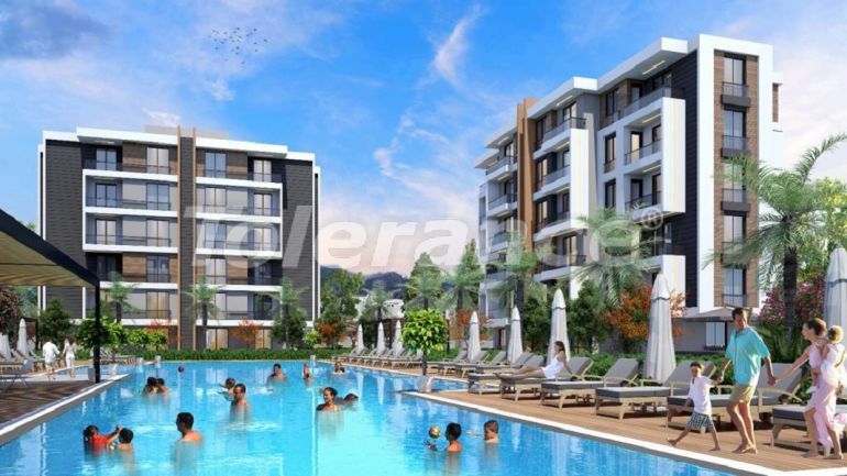 Квартира от застройщика в Кепез, Анталия с бассейном: купить недвижимость в Турции - 70308
