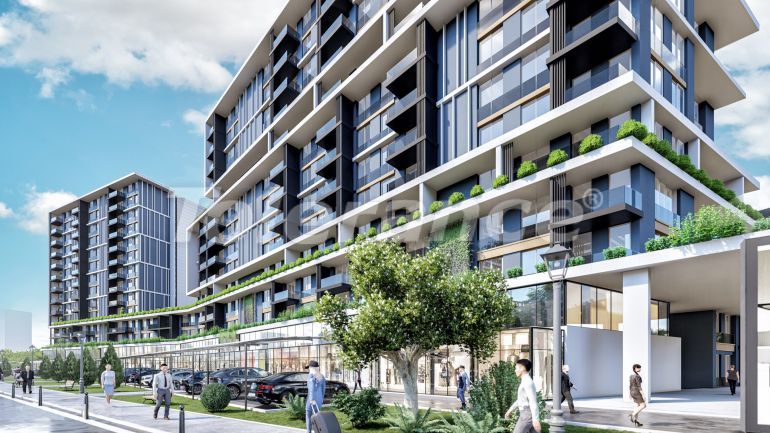 Квартира от застройщика в Кепез, Анталия с бассейном в рассрочку - 79143 Квартира от застройщика в Кепез, Анталия с бассейном в рассрочку: купить недвижимость в Турции - 79143