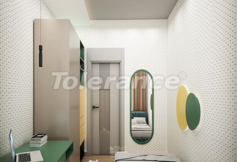 Квартира от застройщика в Кепез, Анталия вид на море с бассейном в рассрочку: купить недвижимость в Турции - 84731