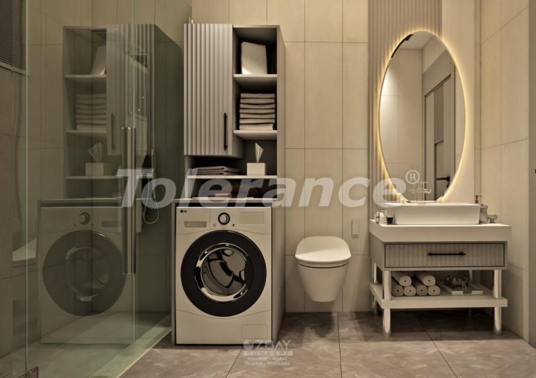 Квартира от застройщика в Кепез, Анталия вид на море с бассейном в рассрочку: купить недвижимость в Турции - 84733