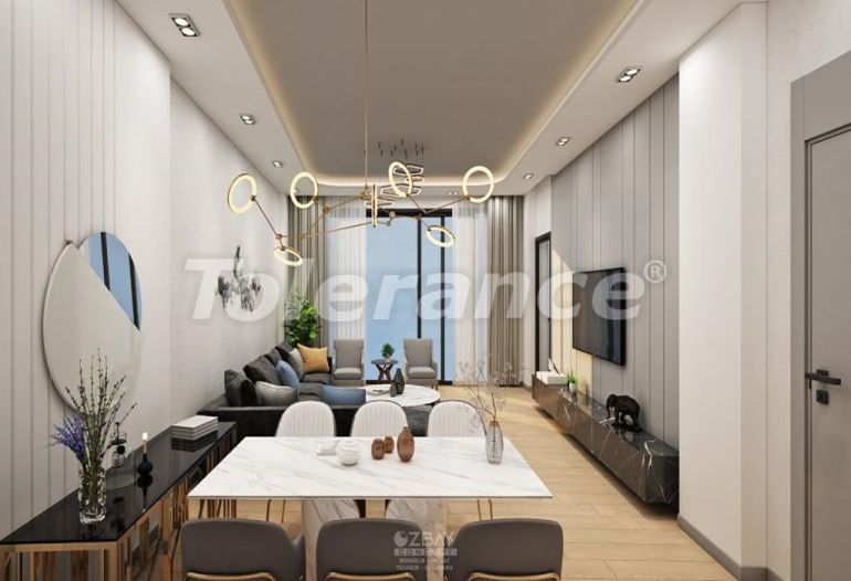 Квартира от застройщика в Кепез, Анталия вид на море с бассейном в рассрочку: купить недвижимость в Турции - 84734