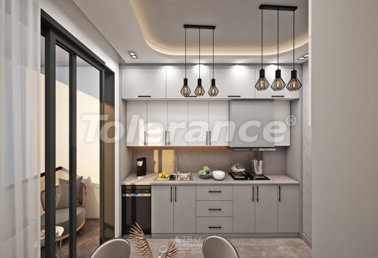 Квартира от застройщика в Кепез, Анталия вид на море с бассейном в рассрочку: купить недвижимость в Турции - 84737