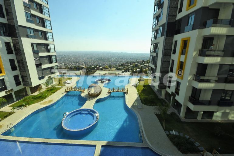 Квартира от застройщика в Кепез, Анталия вид на море с бассейном: купить недвижимость в Турции - 99427