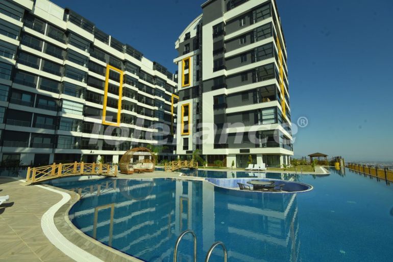 Квартира от застройщика в Кепез, Анталия вид на море с бассейном: купить недвижимость в Турции - 99428