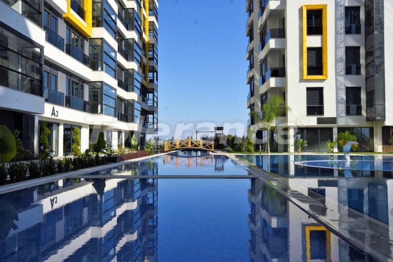 Квартира от застройщика в Кепез, Анталия вид на море с бассейном: купить недвижимость в Турции - 99434