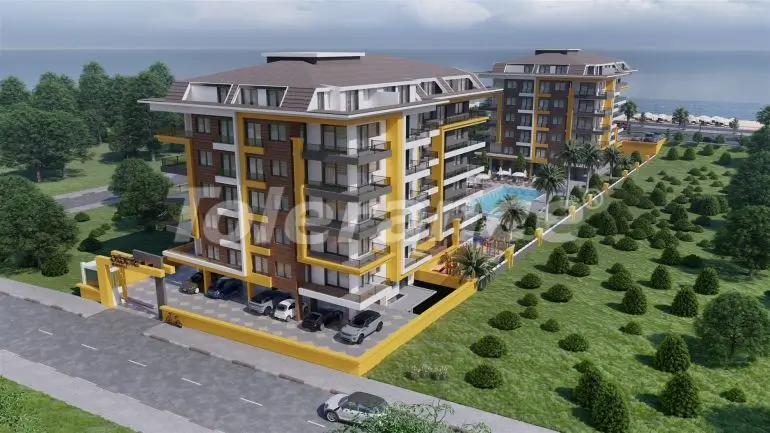 Квартира от застройщика в Кестель, Аланья вид на море с бассейном в рассрочку: купить недвижимость в Турции - 20405