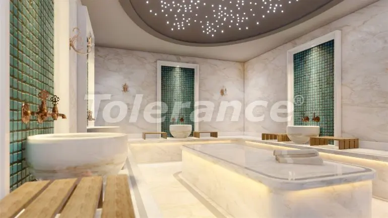 Квартира от застройщика в Кестель, Аланья вид на море с бассейном - 20428 Квартира от застройщика в Кестель, Аланья вид на море с бассейном: купить недвижимость в Турции - 20428