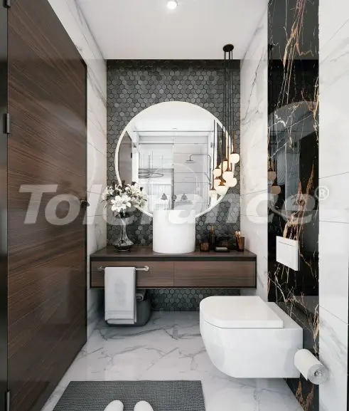 Квартира в Кестель, Аланья вид на море с бассейном: купить недвижимость в Турции - 29146