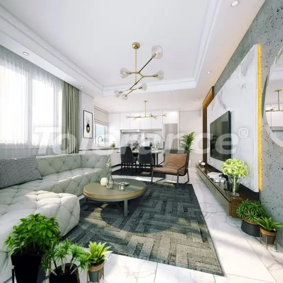 Квартира в Кестель, Аланья вид на море с бассейном: купить недвижимость в Турции - 29149