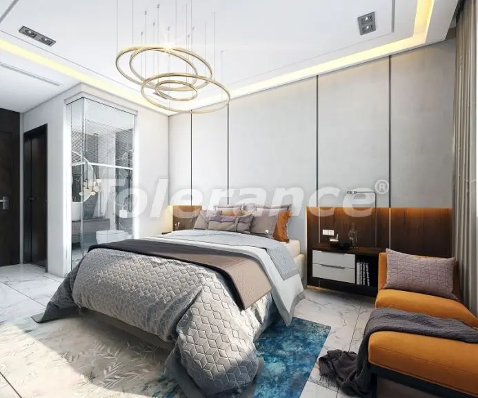 Квартира в Кестель, Аланья вид на море с бассейном: купить недвижимость в Турции - 29151