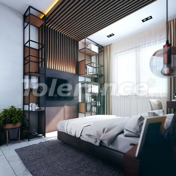 Квартира в Кестель, Аланья вид на море с бассейном: купить недвижимость в Турции - 29154