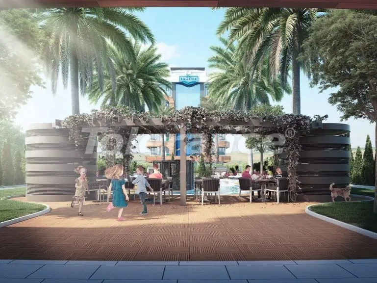 Квартира в Кестель, Аланья вид на море с бассейном: купить недвижимость в Турции - 29156