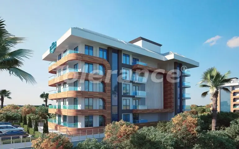 Квартира в Кестель, Аланья вид на море с бассейном: купить недвижимость в Турции - 29163