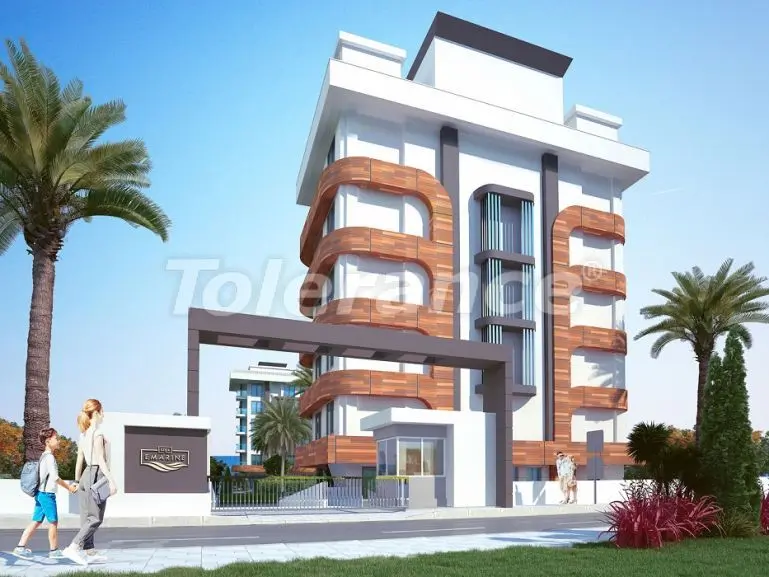 Квартира в Кестель, Аланья вид на море с бассейном: купить недвижимость в Турции - 29164