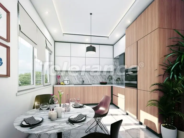 Квартира в Кестель, Аланья вид на море с бассейном: купить недвижимость в Турции - 29168