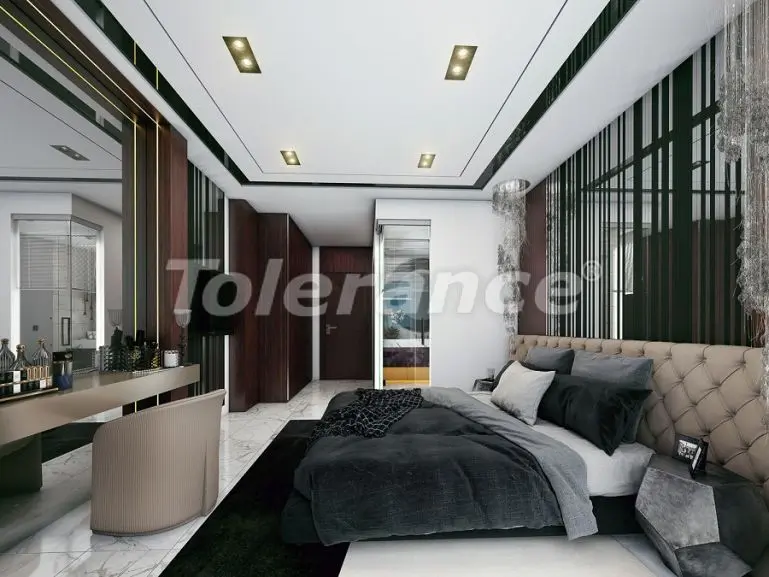 Квартира в Кестель, Аланья вид на море с бассейном: купить недвижимость в Турции - 29171