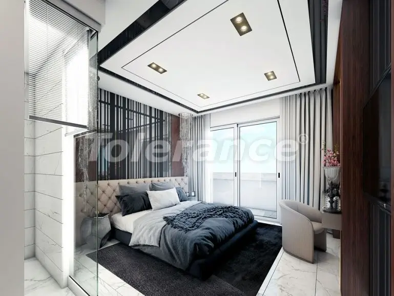 Квартира в Кестель, Аланья вид на море с бассейном: купить недвижимость в Турции - 29172