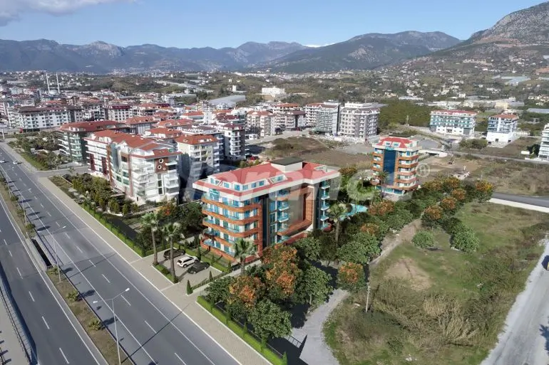 Квартира в Кестель, Аланья вид на море с бассейном: купить недвижимость в Турции - 29175