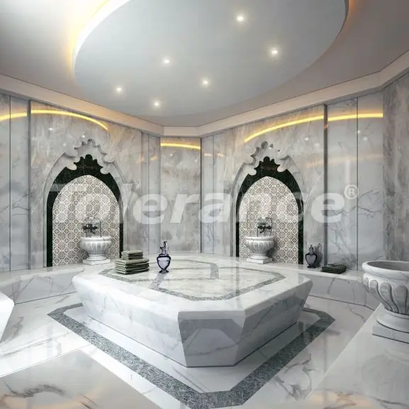 Квартира в Кестель, Аланья вид на море с бассейном: купить недвижимость в Турции - 29177