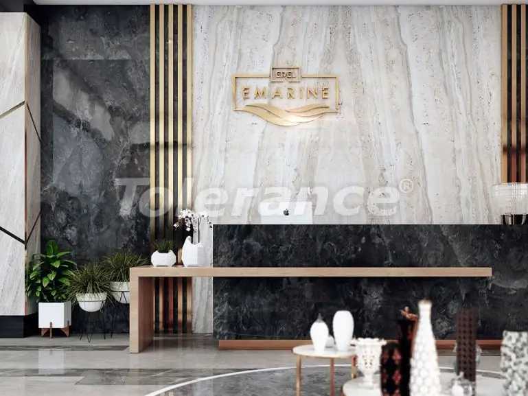 Квартира в Кестель, Аланья вид на море с бассейном: купить недвижимость в Турции - 29179