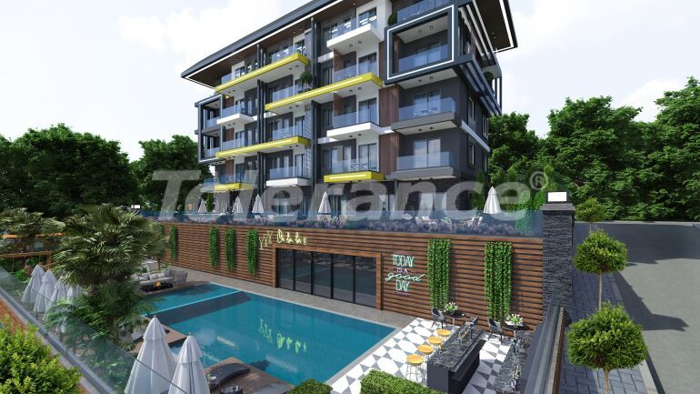 Квартира в Кестель, Аланья вид на море: купить недвижимость в Турции - 63437