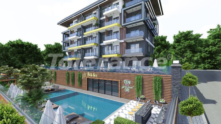 Квартира в Кестель, Аланья вид на море: купить недвижимость в Турции - 63438