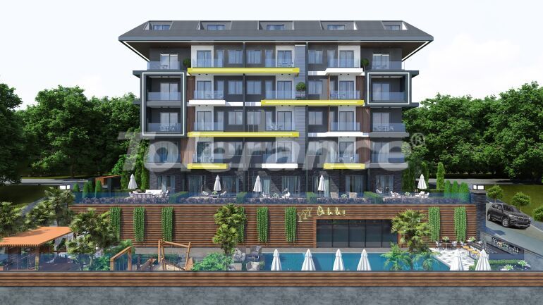 Квартира в Кестель, Аланья вид на море: купить недвижимость в Турции - 63440