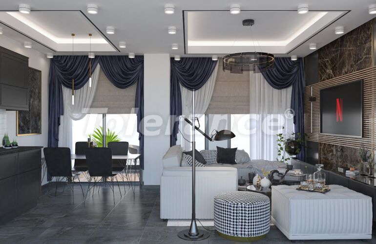 Квартира в Кестель, Аланья вид на море: купить недвижимость в Турции - 63453