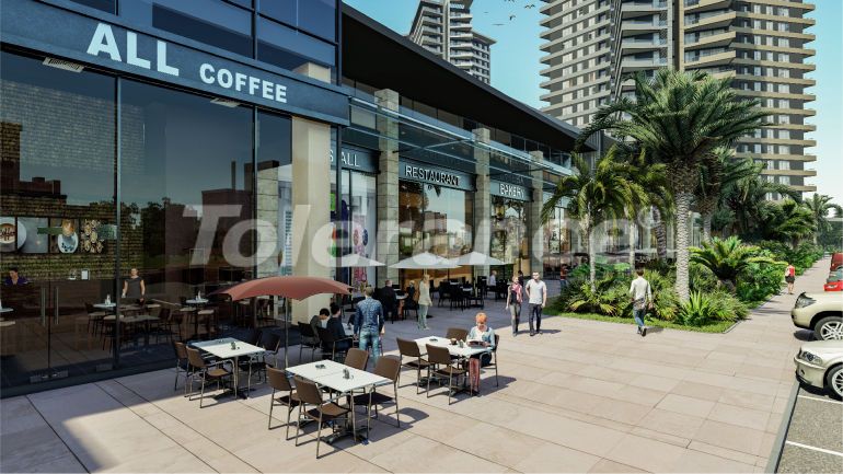 Квартира от застройщика в Конак, Измир вид на море с бассейном: купить недвижимость в Турции - 48442