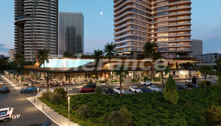 Квартира от застройщика в Конак, Измир вид на море с бассейном в рассрочку: купить недвижимость в Турции - 51090