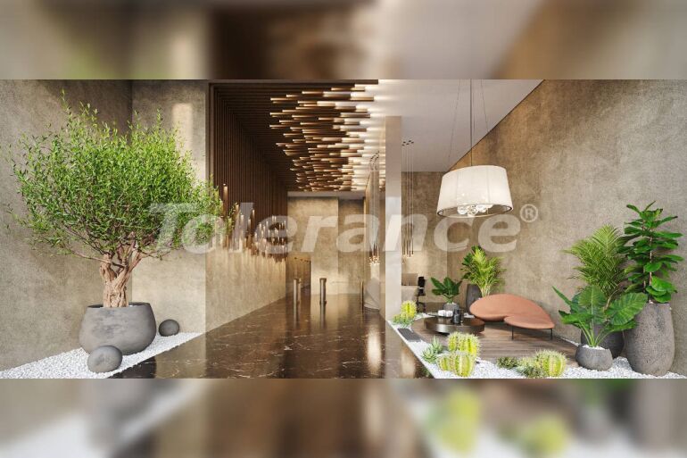 Квартира от застройщика в Конак, Измир вид на море с бассейном: купить недвижимость в Турции - 55645