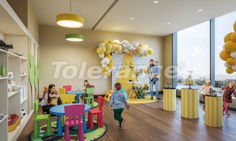 Квартира от застройщика в Конак, Измир вид на море с бассейном в рассрочку: купить недвижимость в Турции - 65259