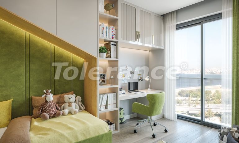 Квартира от застройщика в Конак, Измир вид на море с бассейном в рассрочку: купить недвижимость в Турции - 65260